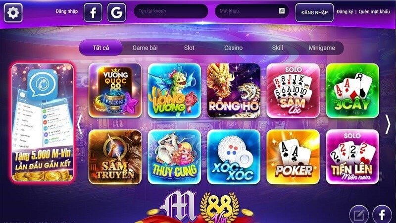 Được thoải mái chơi rất nhiều game khác nhau