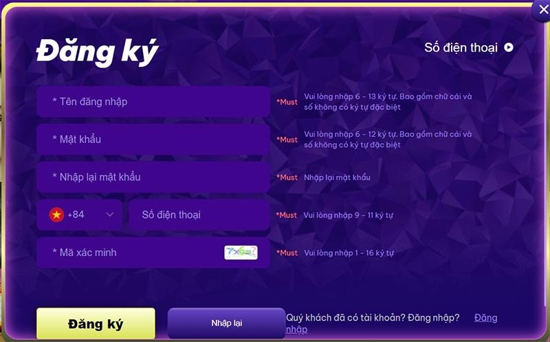 Đăng ký để được chơi game tại Gnbet