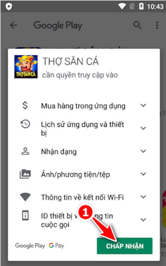 Bước 1: Thực hiện tải game Thợ Săn Cá
