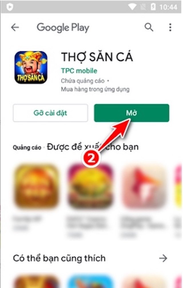 Bước 2: Cài đặt và cấp quyền cho trò chơi