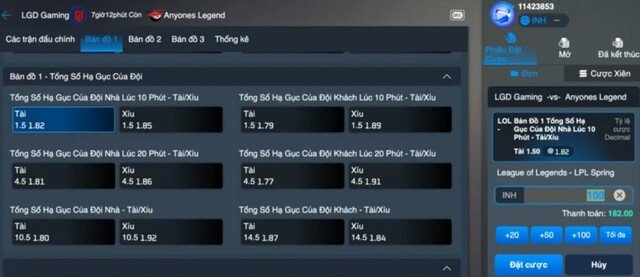 Kèo cược tài xỉu hay kèo trên dưới là cách đặt cược vào số thống kê của trận đấu Kèo cược tài xỉu hay kèo trên dưới là cách đặt cược vào số thống kê của trận đấu